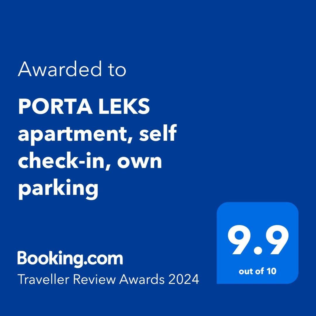 Porta Leks Apartment, Self Check-In, Own Parking Skopje Eksteriør bilde